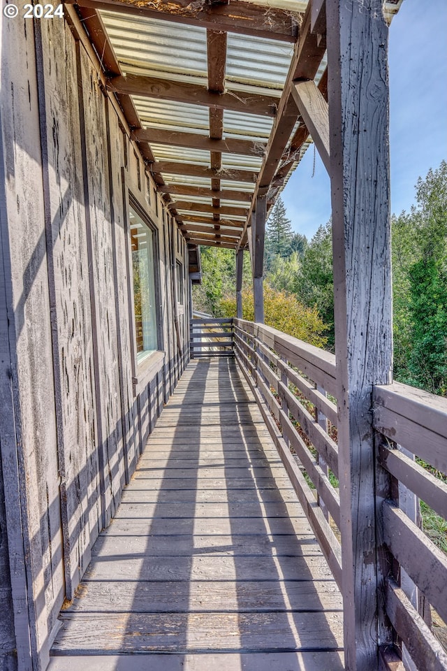 view of deck