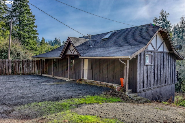 view of outbuilding