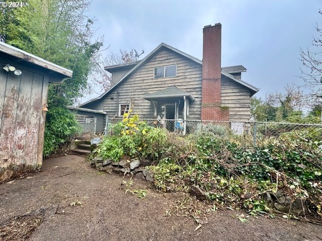 view of rear view of house