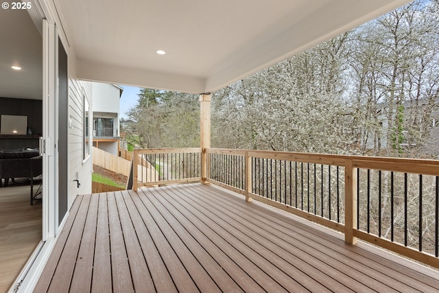 view of deck