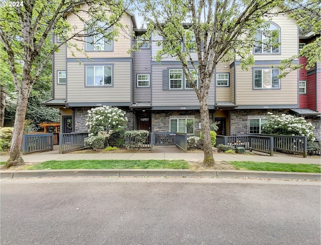 view of townhome / multi-family property