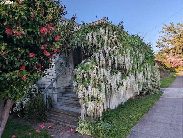 view of side of property