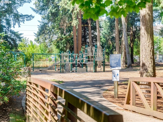 view of play area