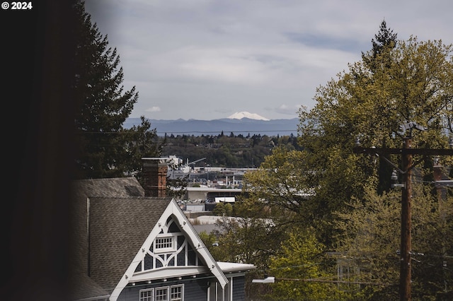 view of property view of mountains