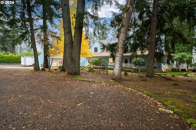 view of front of home