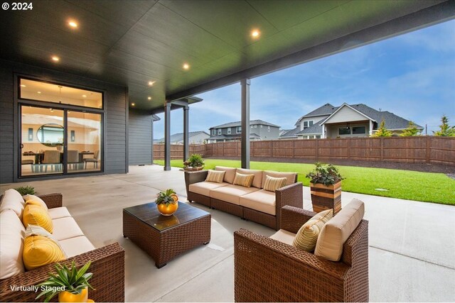 view of patio / terrace with outdoor lounge area