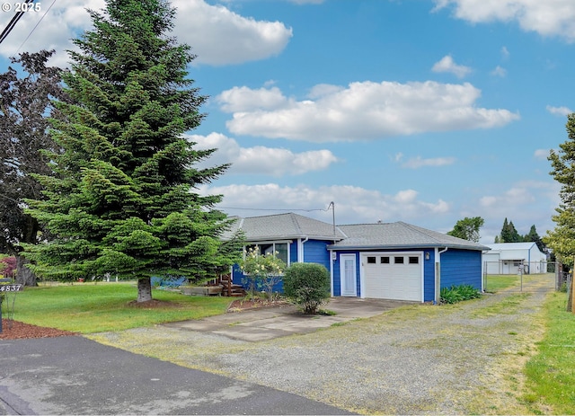 4837 Auburn Rd NE, Salem, OR 97301 - view of front of property featuring driveway, an attached garage, and a shingled roof