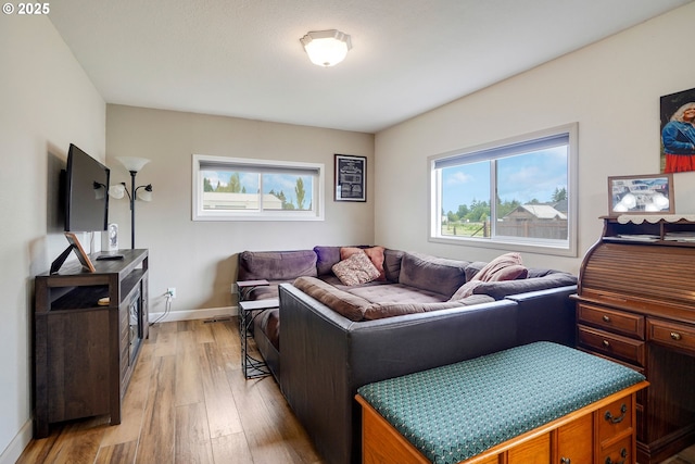 4837 Auburn Rd NE, Salem, OR 97301 - living area with light wood-style flooring and baseboards