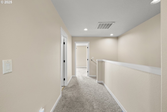 834 NW 3rd Ave, Canby, OR 97013 - corridor featuring an upstairs landing, carpet flooring, and recessed lighting