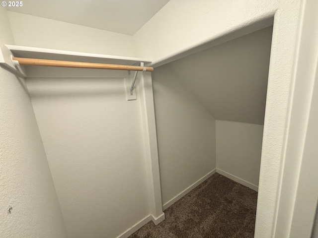 834 NW 3rd Ave, Canby, OR 97013 - spacious closet with dark colored carpet and lofted ceiling