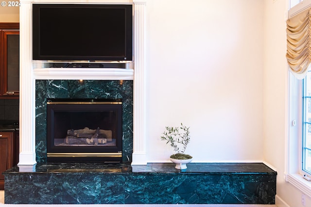 20417 SW Inglis Dr, Beaverton, OR 97007 - detailed view of baseboards and a premium fireplace