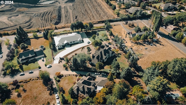 20417 SW Inglis Dr, Beaverton, OR 97007 - aerial view of property and surrounding area featuring rural landscape
