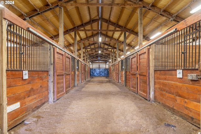 view of stable