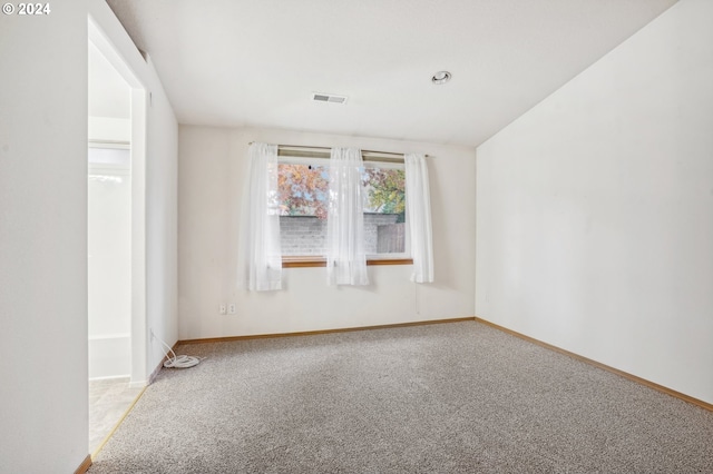 empty room with carpet floors