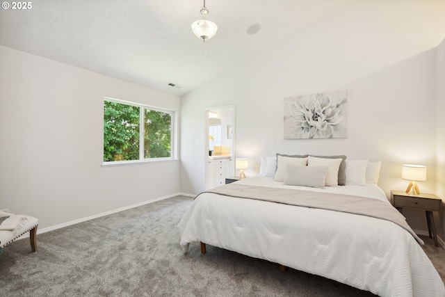 3501 SE 171st Ave, Vancouver, WA 98683 - carpeted bedroom featuring baseboards and vaulted ceiling