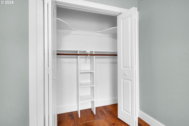 view of closet