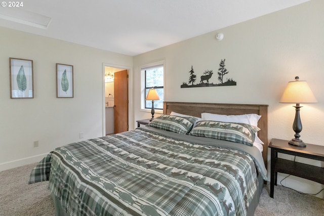 bedroom featuring carpet floors