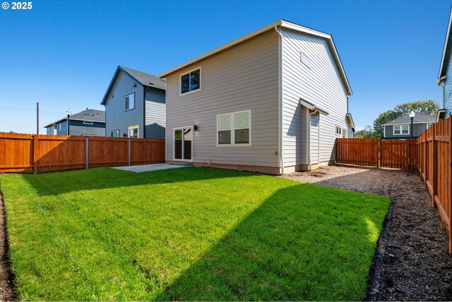 11108 NE 91st Ave, Vancouver, WA 98662 - rear view of property with a patio, a lawn, and a fenced backyard