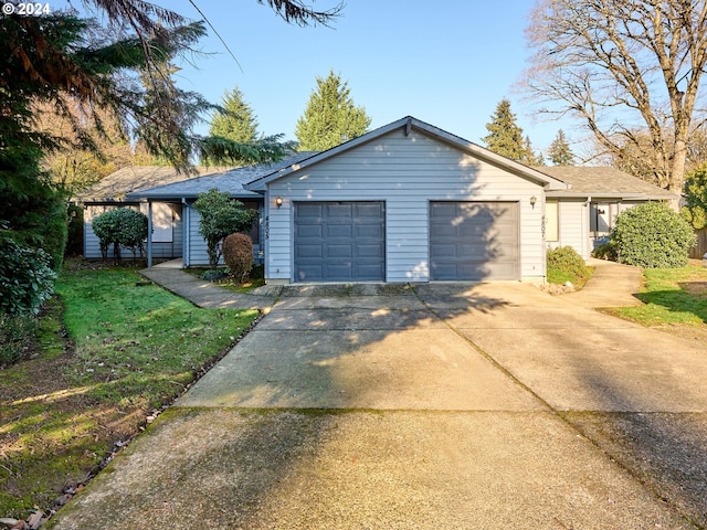 view of ranch-style home