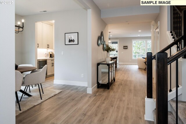 8065 N Hargrave St, Camas, WA 98607 - living room with a towering ceiling, dark wood-type flooring, and sink