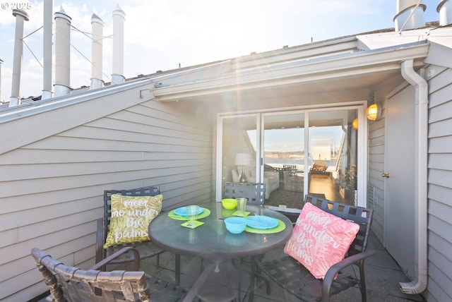 view of patio / terrace with outdoor dining space