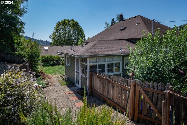 view of rear view of house