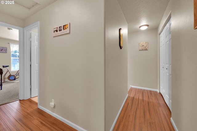 87973 Sherwood St, Veneta, OR 97487 - corridor with hardwood / wood-style flooring and baseboards