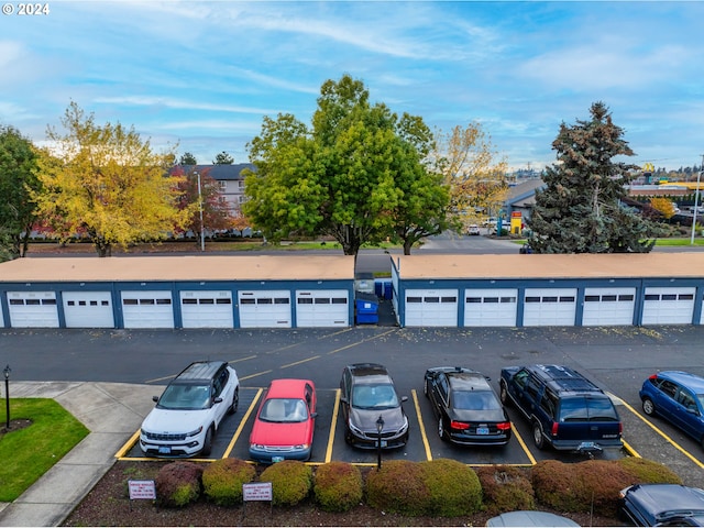 view of car parking