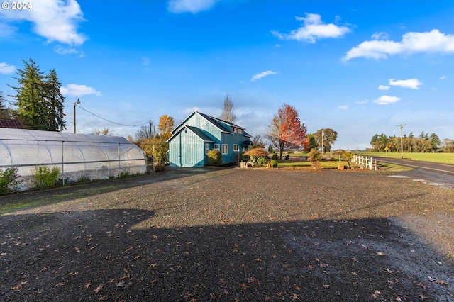 30274 Peoria Rd, Shedd, OR 97377 - view of yard with an exterior structure and an outdoor structure