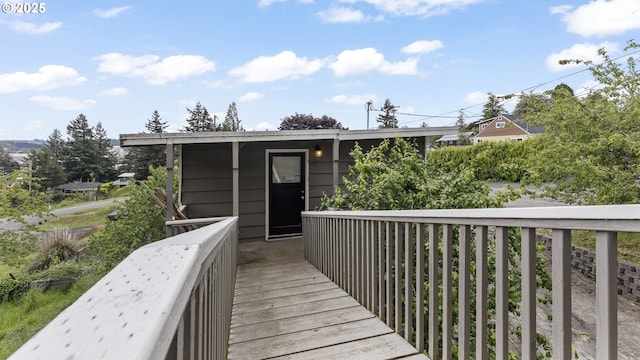 976 E St, Coos Bay, OR 97420 - view of wooden deck
