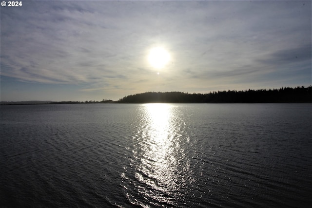 view of property view of water