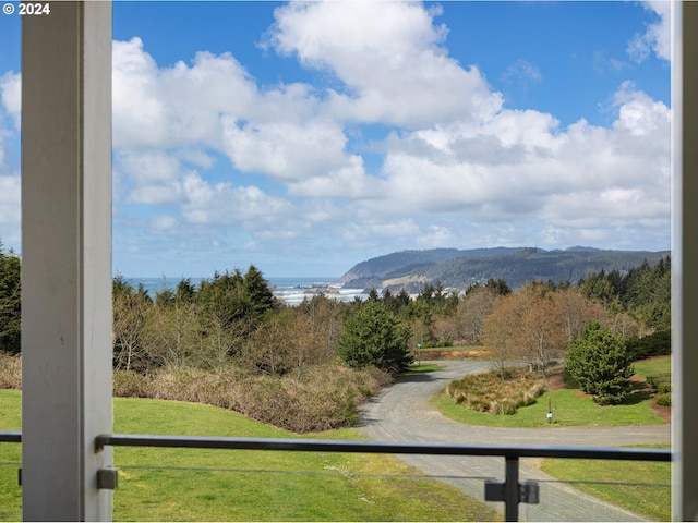 view of property view of mountains