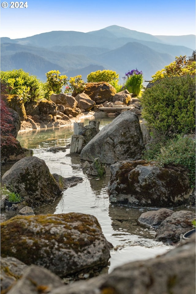 view of mountain feature