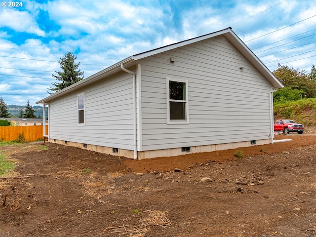 view of side of home