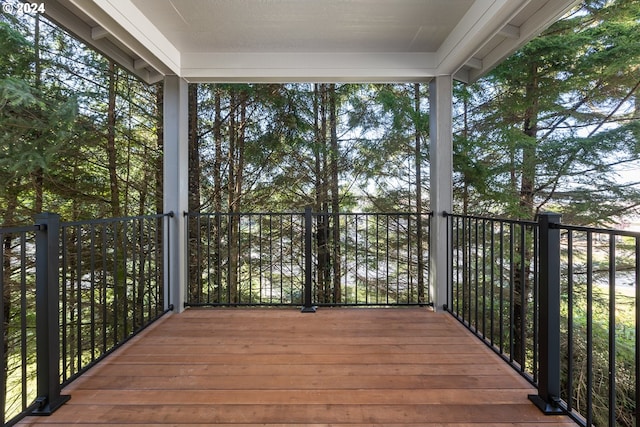 view of deck