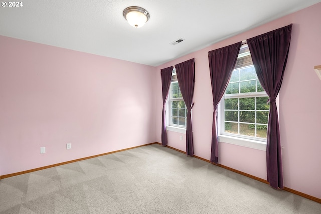 carpeted empty room with plenty of natural light