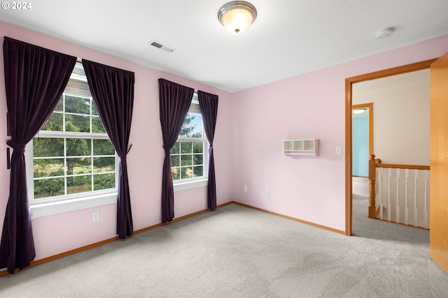 carpeted spare room with plenty of natural light