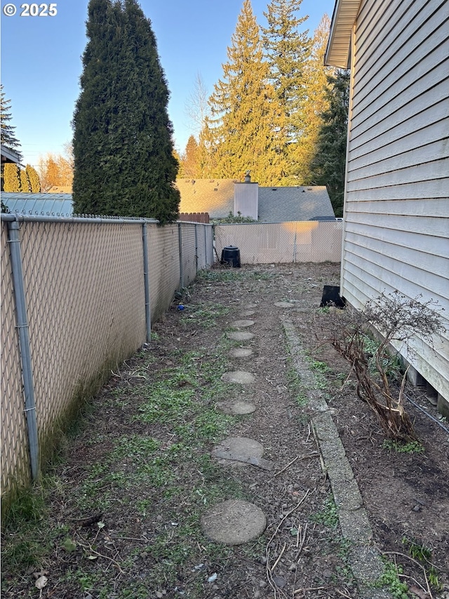 view of yard featuring central AC unit