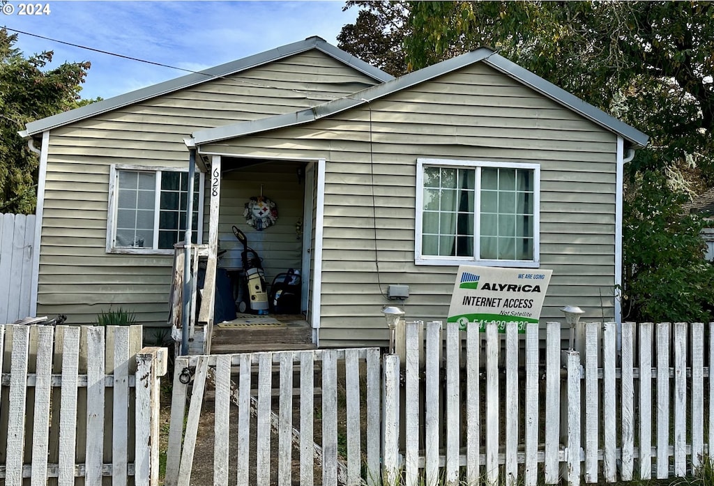 view of bungalow-style house