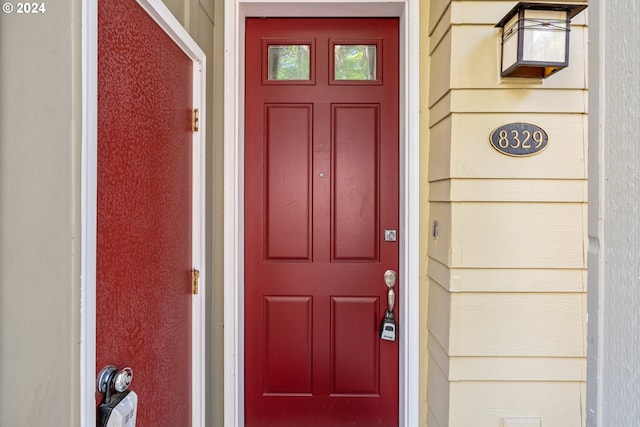 view of property entrance