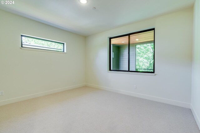 empty room featuring carpet flooring