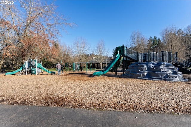 view of play area