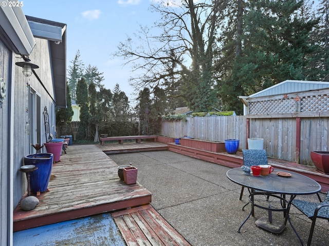 view of patio