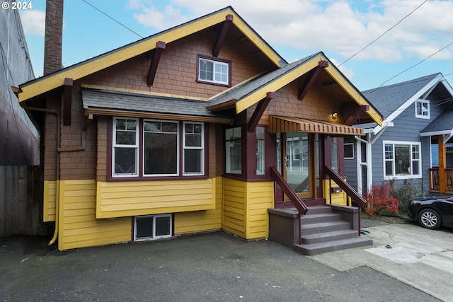 view of front of home