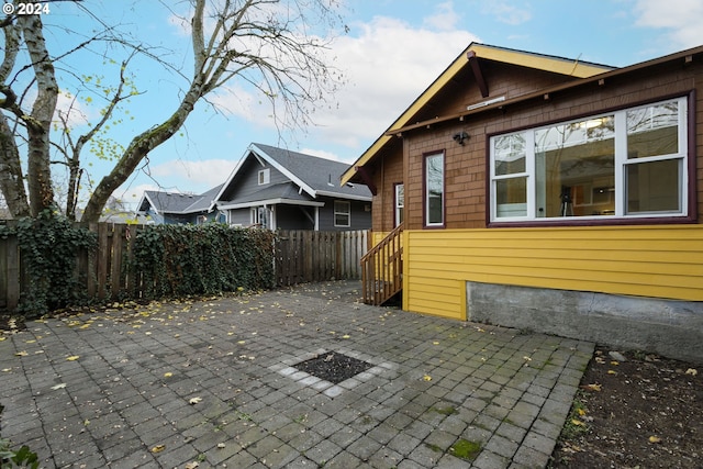 exterior space featuring a patio