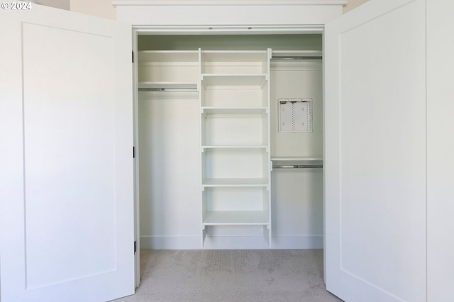 view of closet