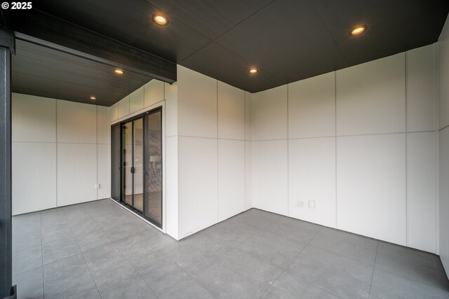 1669 NW Goodwin St, Camas, WA 98607 - tiled empty room with recessed lighting