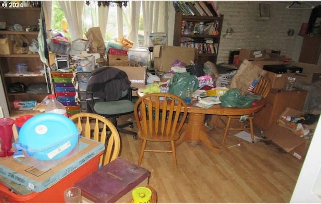 view of storage room