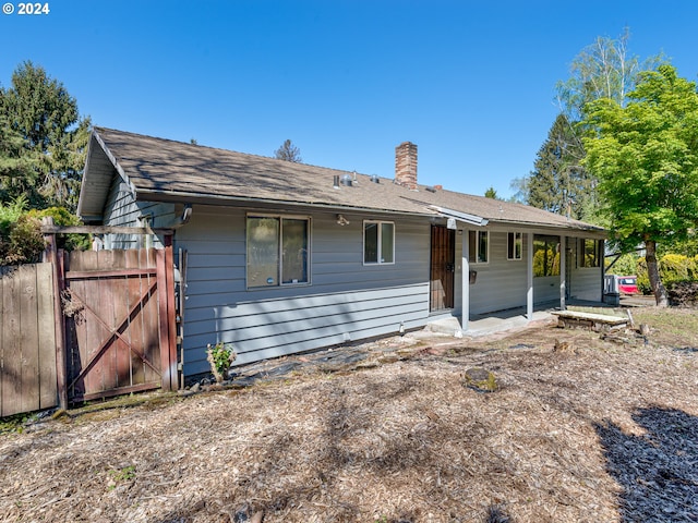 view of ranch-style house