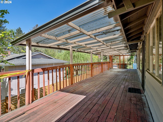 view of deck